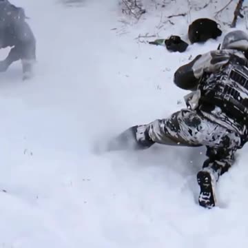 Always time for a snowball fight