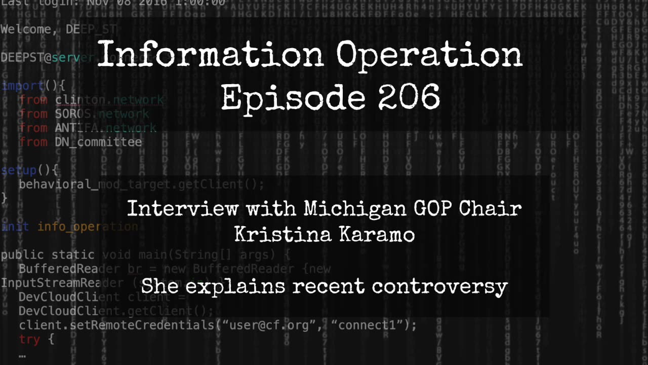 IO Episode 206 - Michigan GOP Chair Kristina Karamo 1/3/24