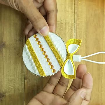 DIY Glitter Foam Ornaments Making For Home Decorations | Glitter Foam Sheet Crafts Idea