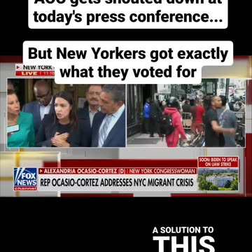 AOC gets shouted down over illegal immigration in NYC