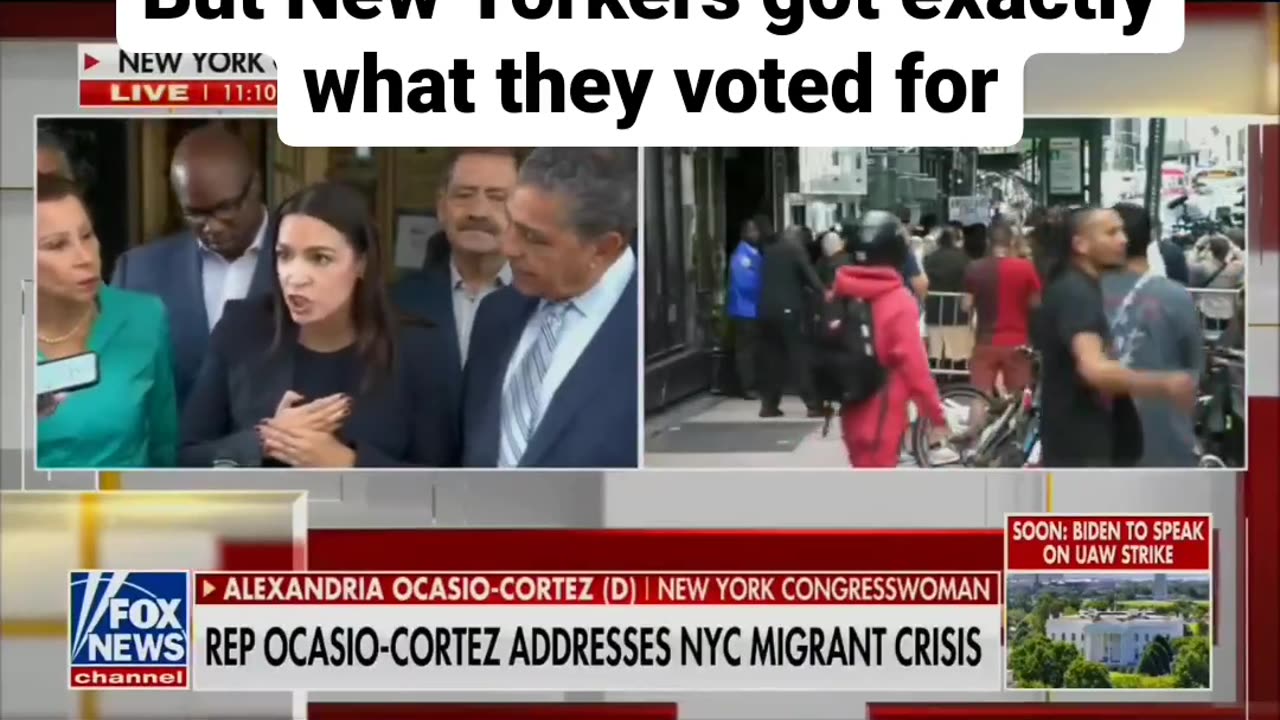 AOC gets shouted down over illegal immigration in NYC