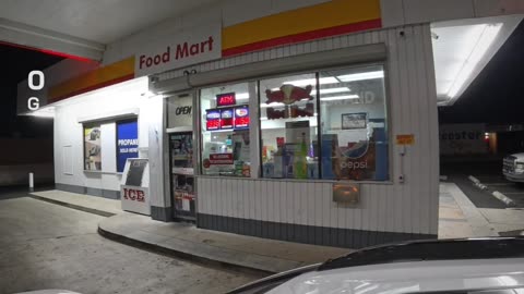 Night Vibes at the Shell Station 🌌