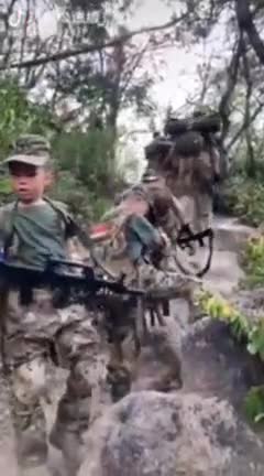 Children's military training in China
