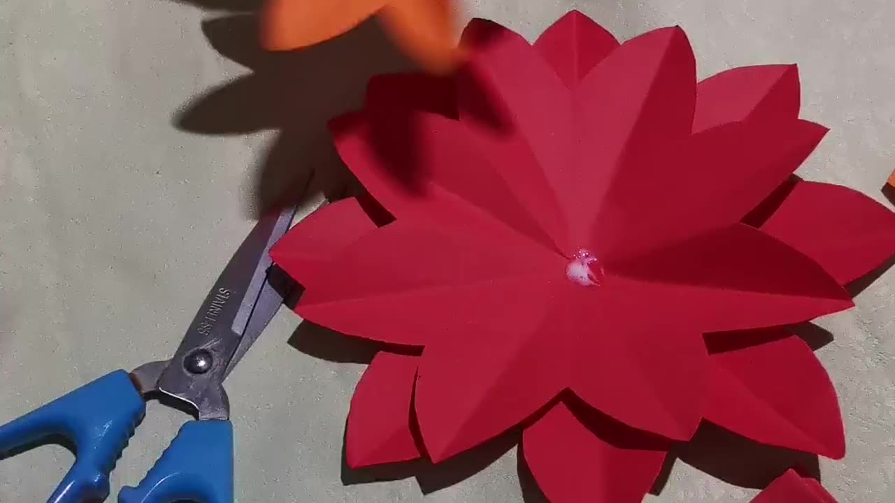 Flowers Making with paper | Paper Flowers | Flowers with paper