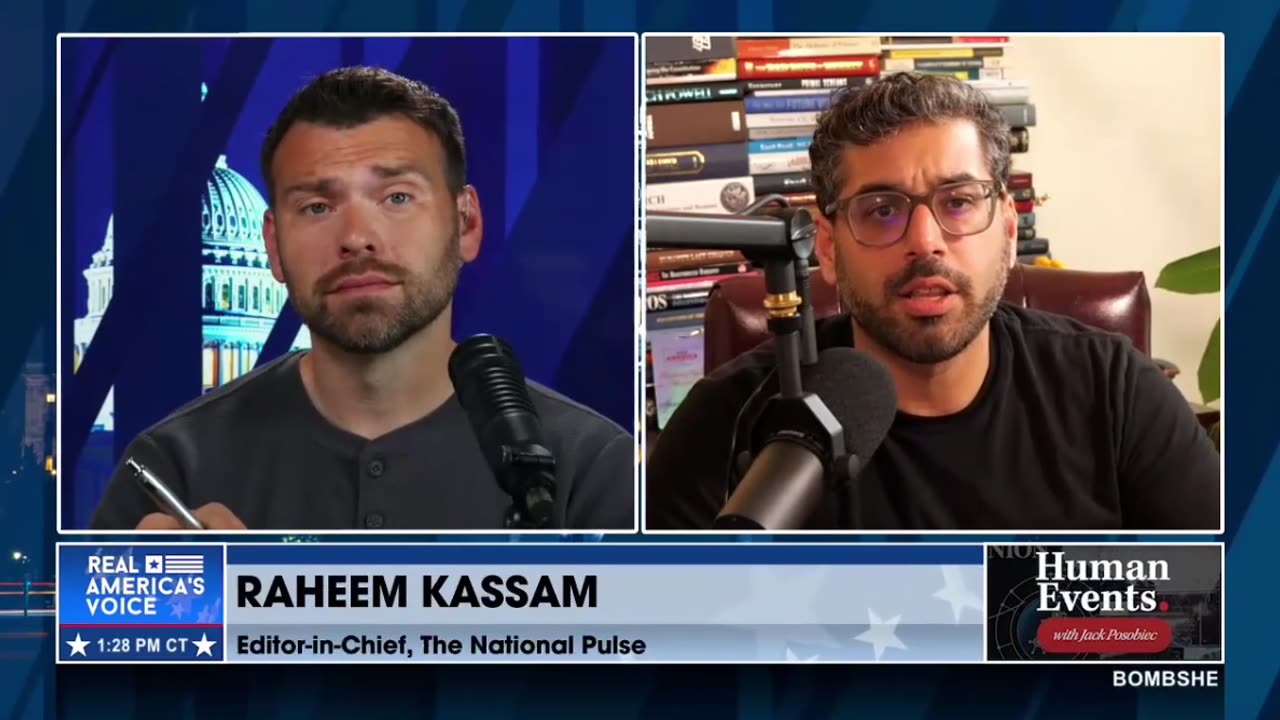 Raheem Kassam tells Jack Posobiec: "I actually believe that every time Ron DeSantis gets up on a stage and starts talking about woke"