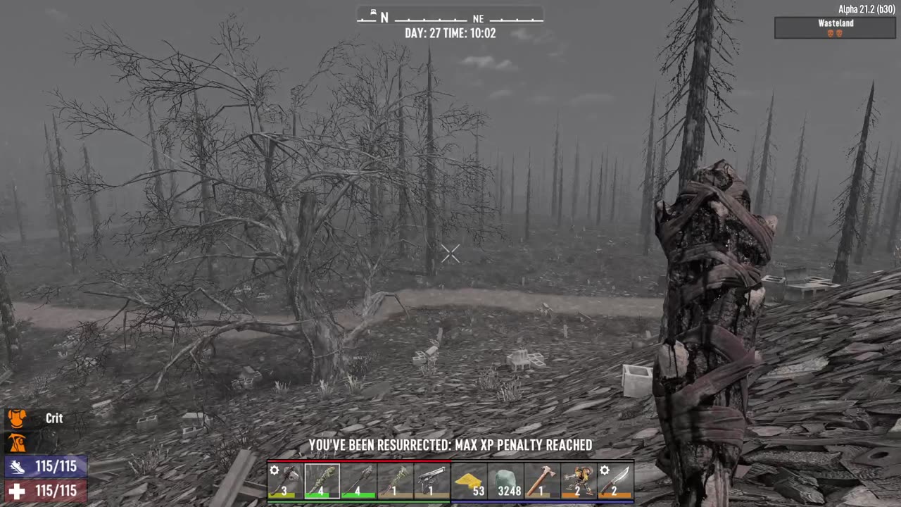 Let's play some 7 Days to Die and start too build a base built because it needs to be done