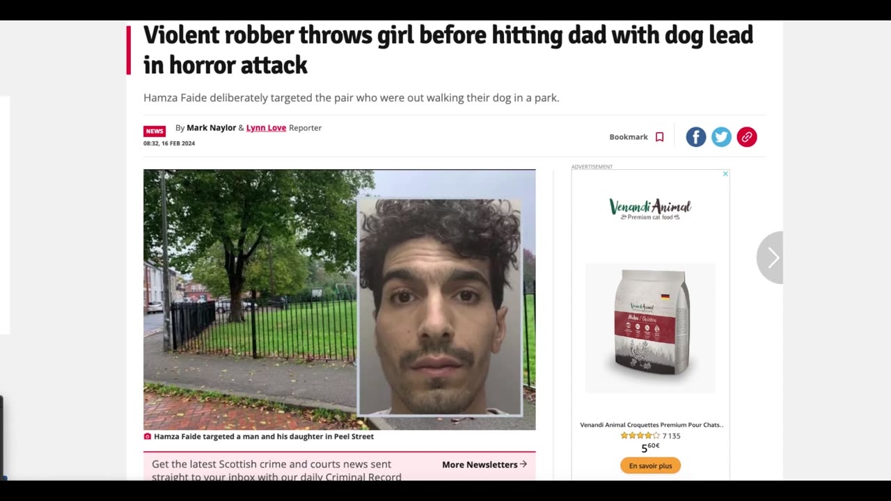 Asylum seeking migrant attacks 4 year old child