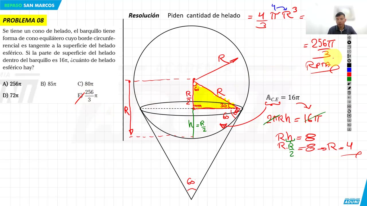 REPASO ADUNI 2024 | Semana 08 | Psicología | Geometría S2 | Física