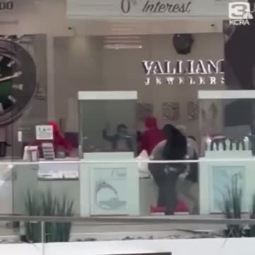 MEANWHILE, HAPPENING YESTERDAY- SMASH AND GRAB IN ROSEVILLE, CALIFORNIA