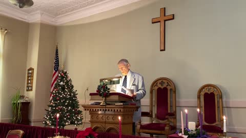 Sunday Sermon, Cushman Union Church, 12/04/2022