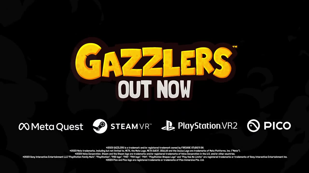 Gazzlers - Official Launch Trailer/ Upload VR Showcase Winter 2023
