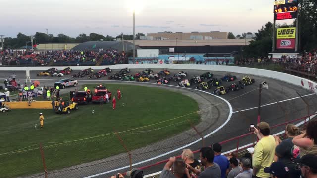 Start of 2020 Little 500 at Anderson Speedway September 5, 2020