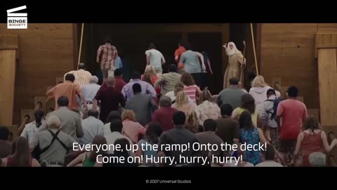 Evan Almighty (2007) : The Flood Comes Scene