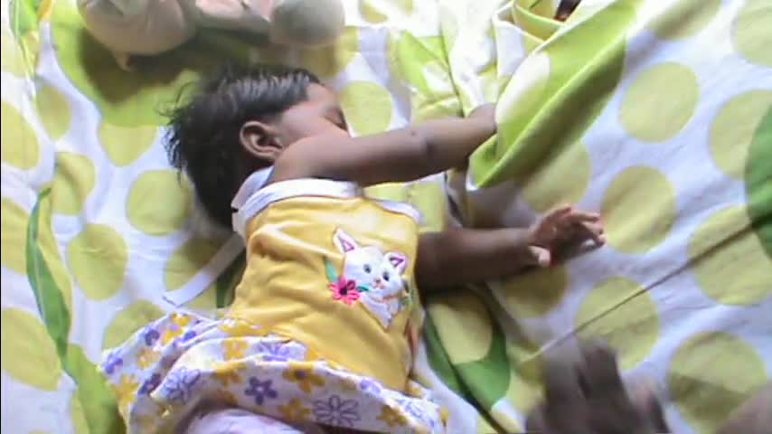 Baby Laughing Hysterically at Ripping PaperCute Baby Sleep