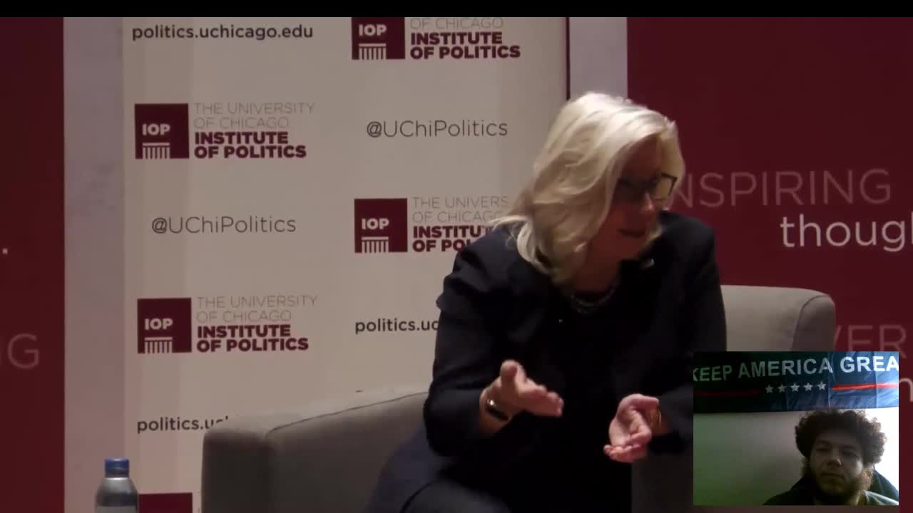 Liz Cheney Confronted, Blames Trump & Republicans