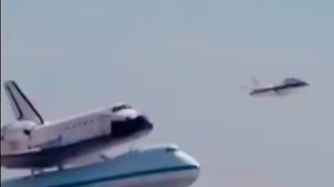 Transporting a space shuttle