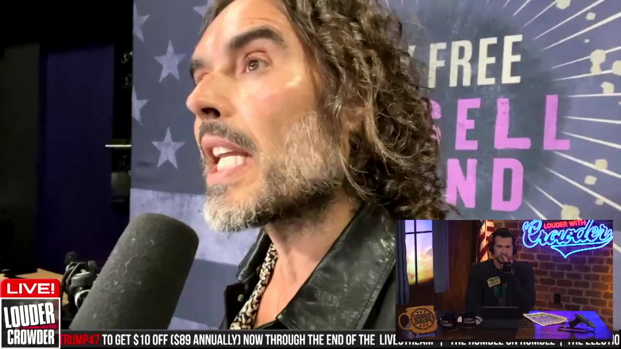 Steven Crowder: The confidence is HIGH! Russell Brand definitely agrees.