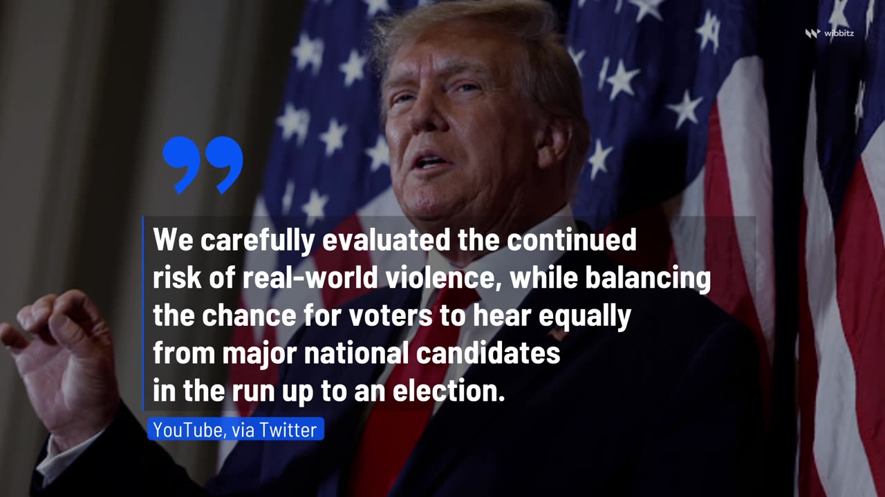 YouTube Decides to Fully Restore Donald Trump's Account