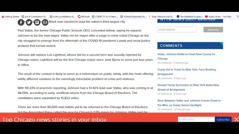 Chicago voters another leftist wacko mayor, Brandon Johnson.