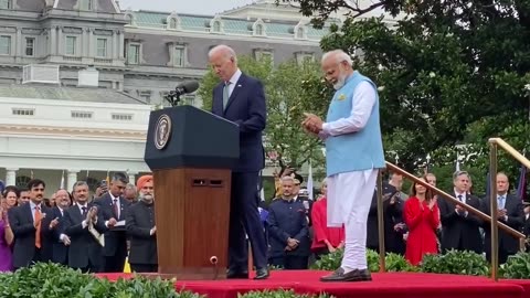 President Biden welcome PM MODI to the US