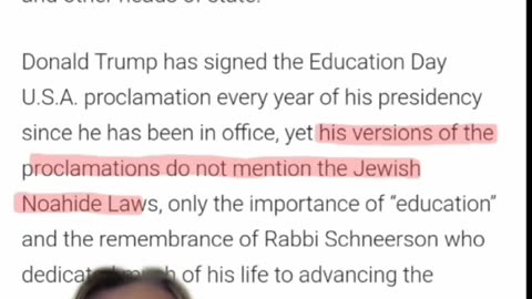 Trump Never Signed a Noahide Law