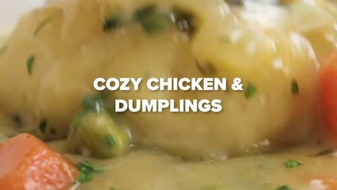 COZY CHICKEN & DUMPLINGS