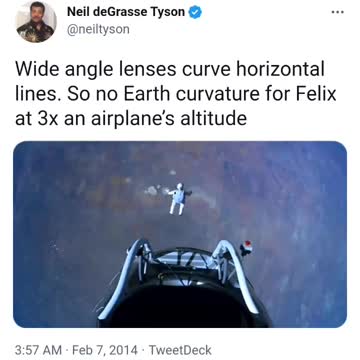 No Earth Curvature for Felix