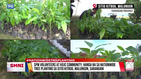 SPM Volunteers at KOJC Community, nakiisa sa nationwide tree planting sa Sarangani Province