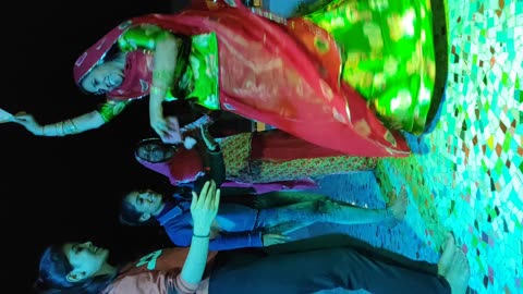 India girls dance in weeding