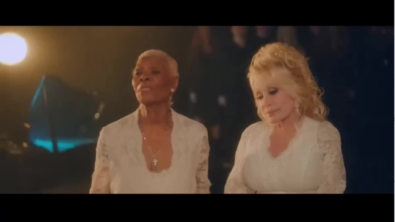 Dionne Warwick performing "Peace Like A River" with Dolly Parton, 2023