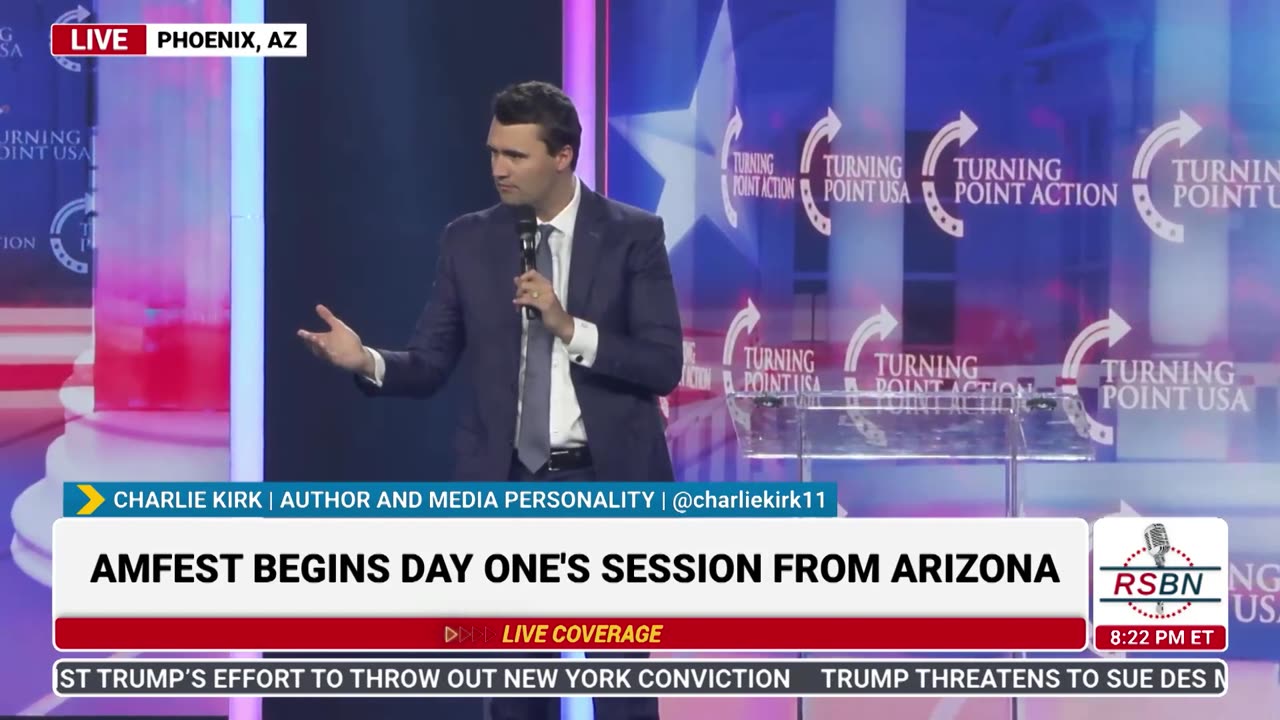 Thank You Charlie Kirk TPUSA Arizona 12/22/24