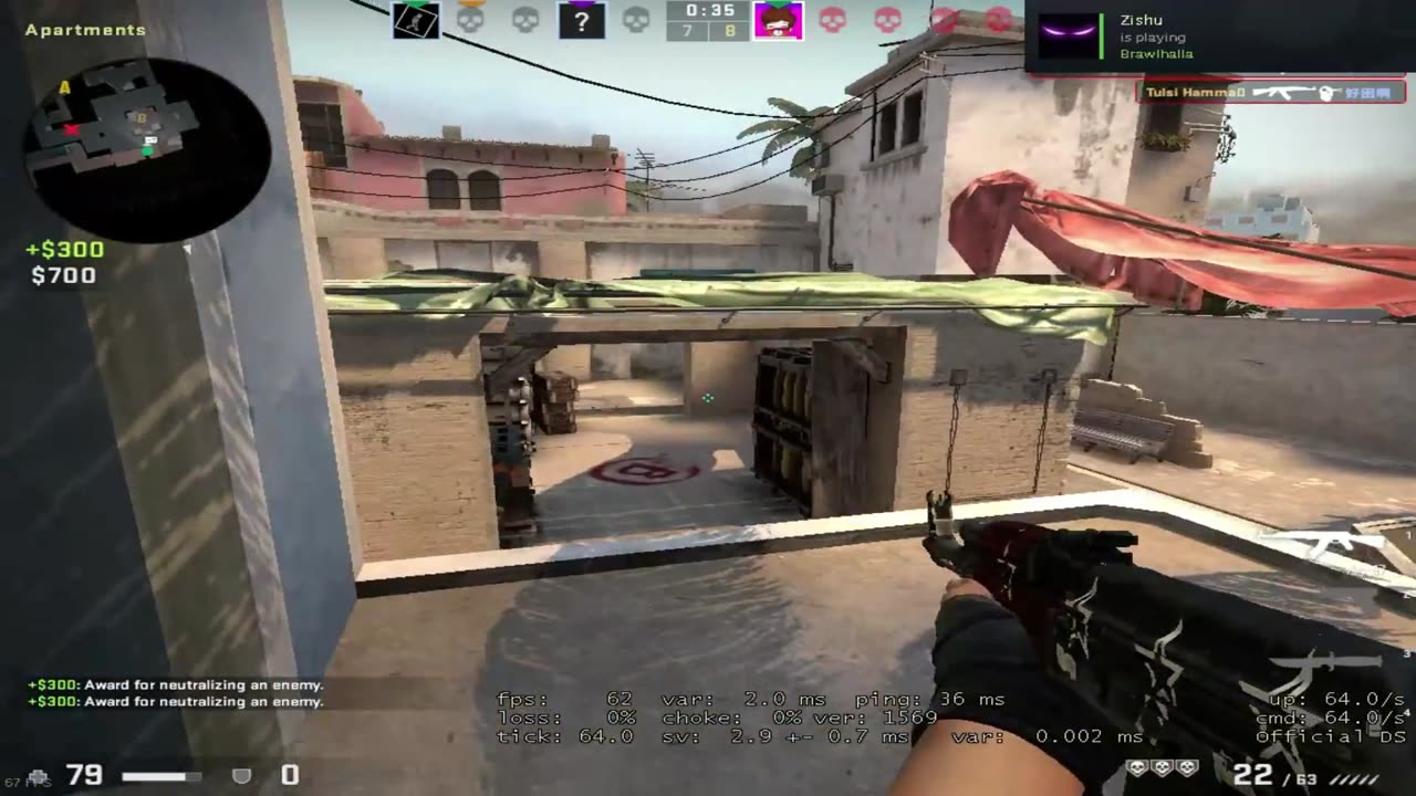 Almost did 1v4 in CS:GO