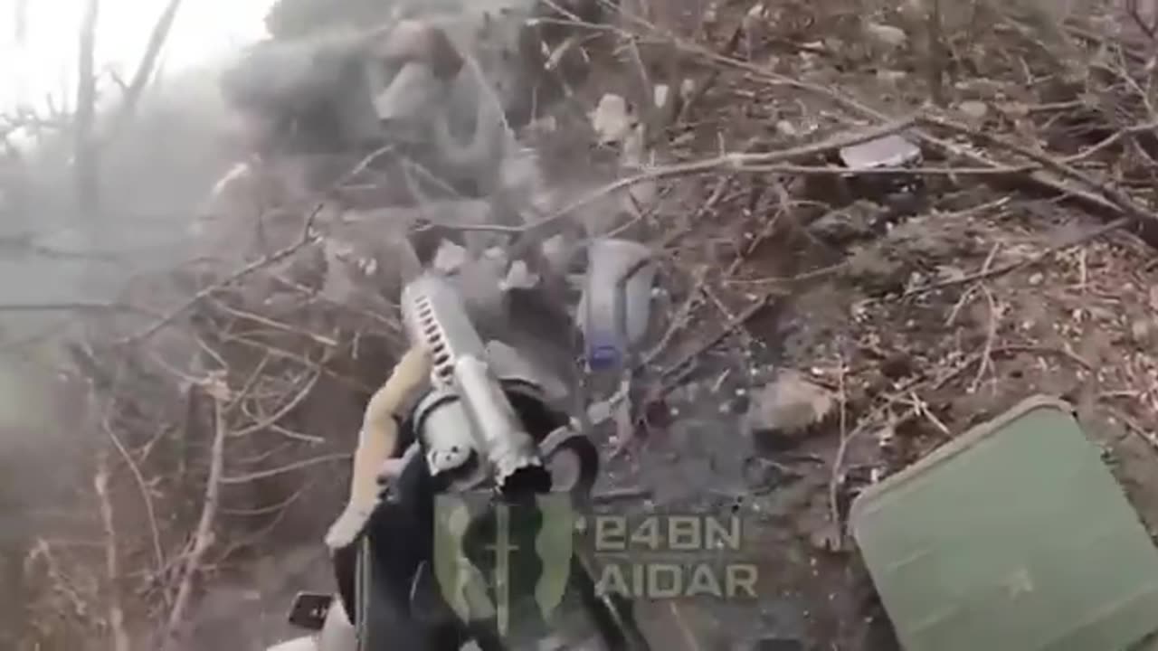 Assault from the first person of the battalion "Aidar". Bakhmut district