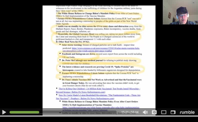 QFS - JUDY BYINGTON Update - with We the Peoples News - Rumble Source -11-20-21