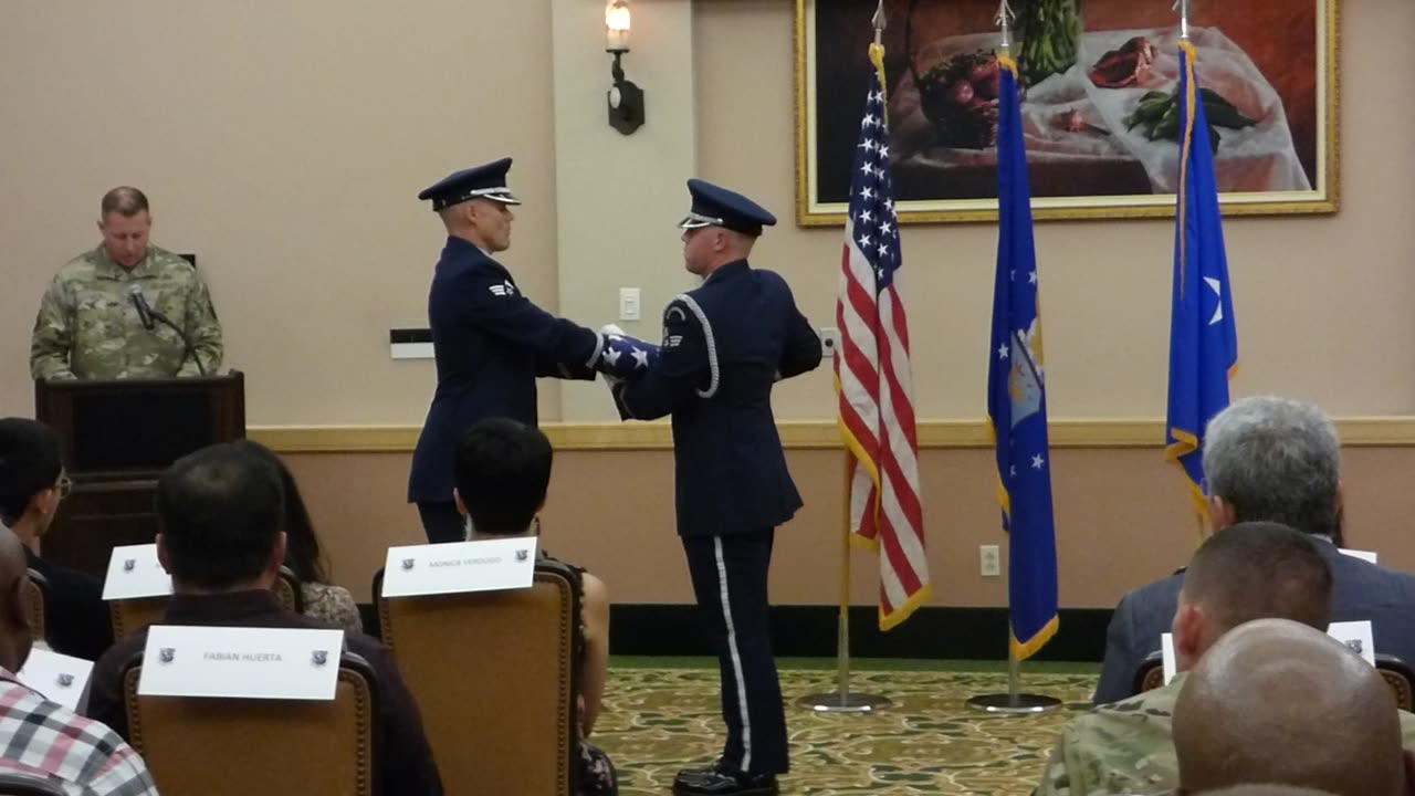 Flag Folding Ceremony