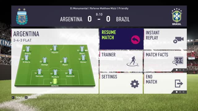 FIFA 18 - PC Gameplay Brazil VS Argentina