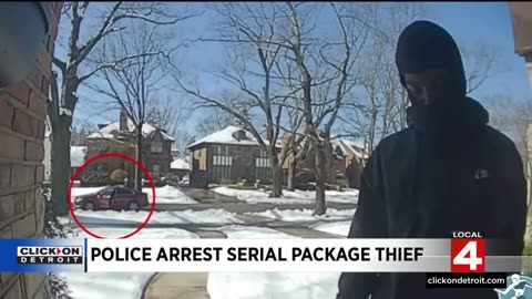 Police arrest serial package thief who stole from homes, UPS drivers in Metro Detroit