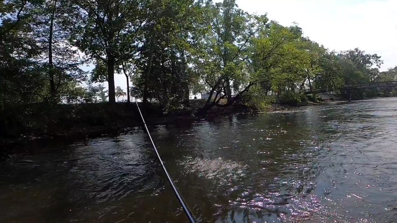 Fishing Shallow River One Last Time For The Season