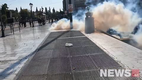 Athens, Greece: Anti-government protests and strikes as inflation continues to soar (Nov. 9, 2022)