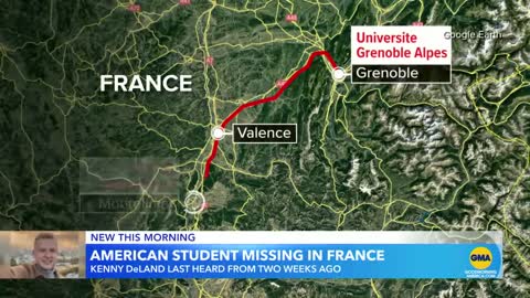 American student missing in France GMA