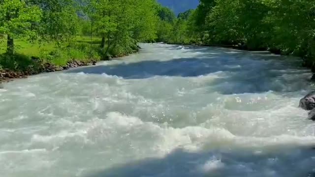 Water does not forget its path.. Jungfrau Region🇨🇭