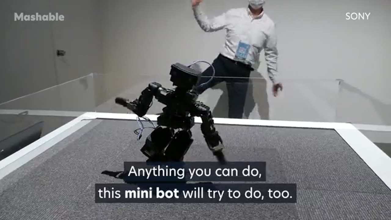 This tiny robot can copy your every dance move