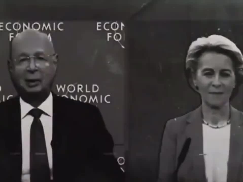 Klaus Schwab is pure evil. One little Word will fell him.