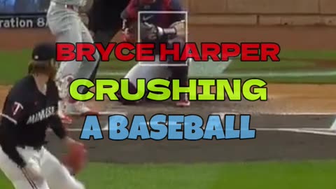 Bryce Harper crushing the ball