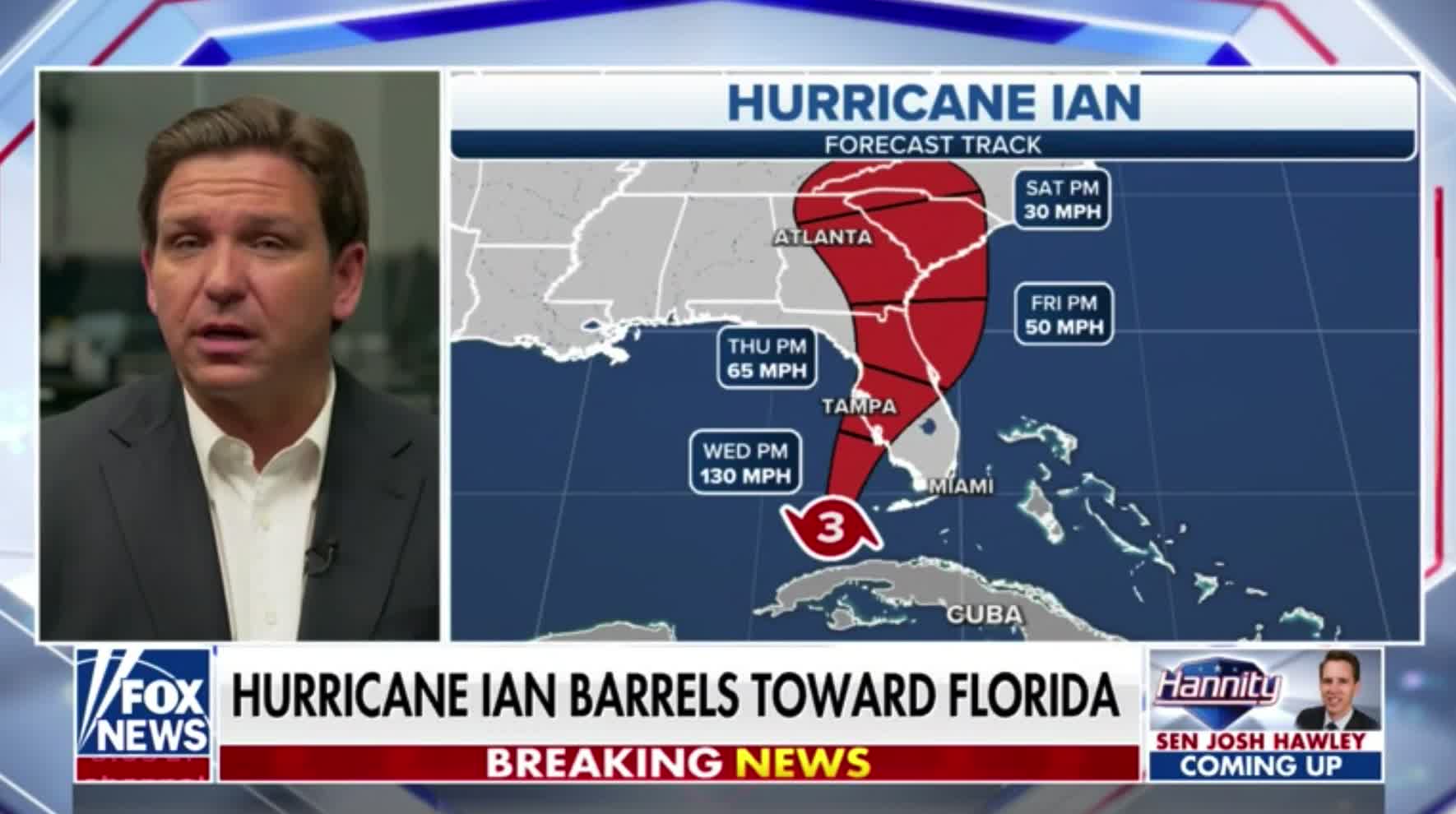 Gov. Ron DeSantis describes what is expected in the aftermath of Hurricane Ian