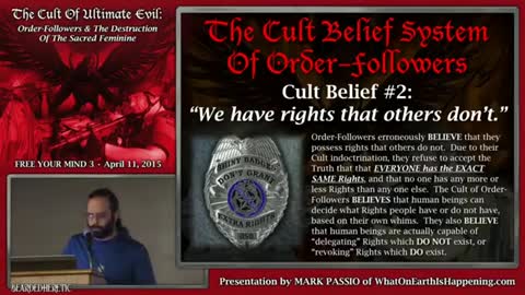 Order followers - the cult of ultimate evil Mark Passio