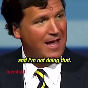 Tucker Carlson: Here I am