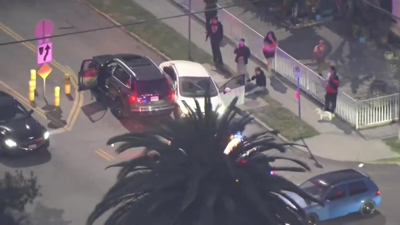 Police chase near Studio City 05/22/24 (no audio)