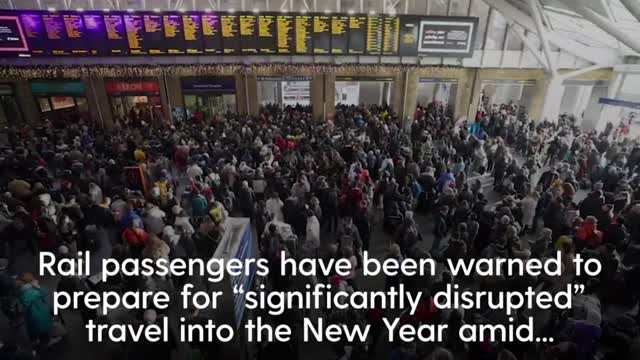 'Significantly disrupted' trains December to January following train strikes