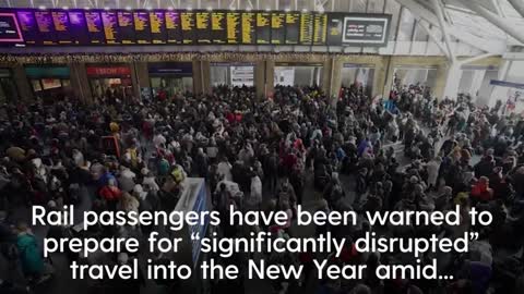 'Significantly disrupted' trains December to January following train strikes